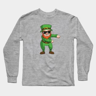 Flossing Leprechaun Long Sleeve T-Shirt